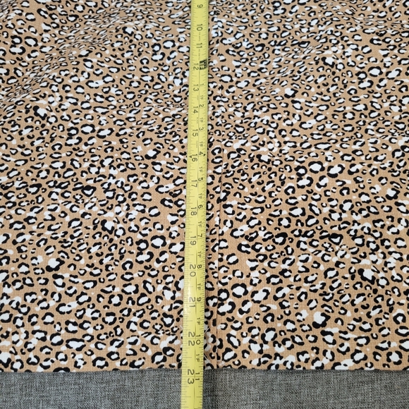NWT J. Crew Leopard Animal Print Cotton Mini Skirt Size 20 - Picture 4 of 7